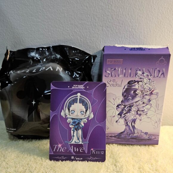 NWT POP MART SKULLPANDA The Sound Series, SKULLPANDA: The Awe - Picture 2 of 4